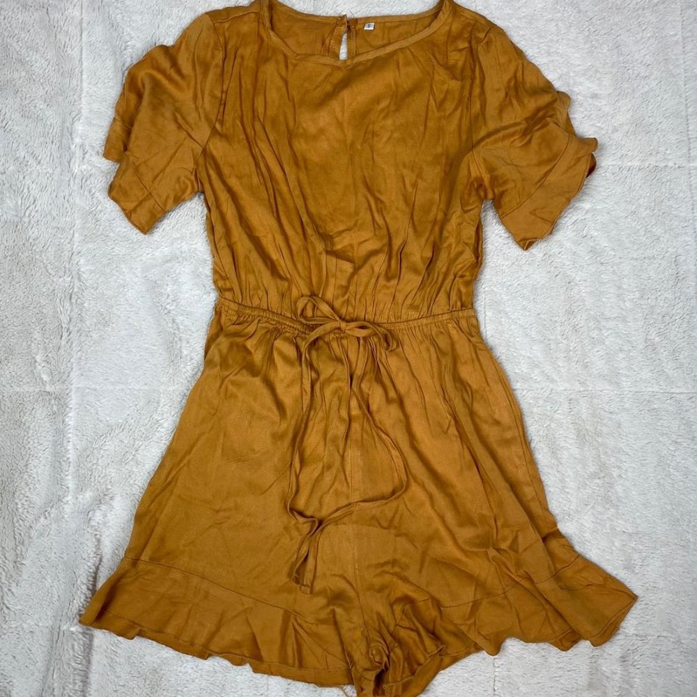 Daisy Ruffle Romper- - Picture 2 of 3
